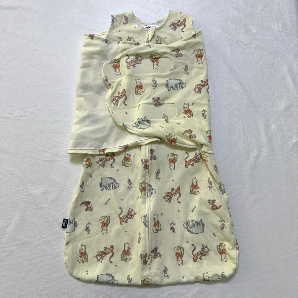 Halo Disney Sleep Sack Swaddle WINNIE THE POOH & FRIENDS Micro Fleece 3-6 Months